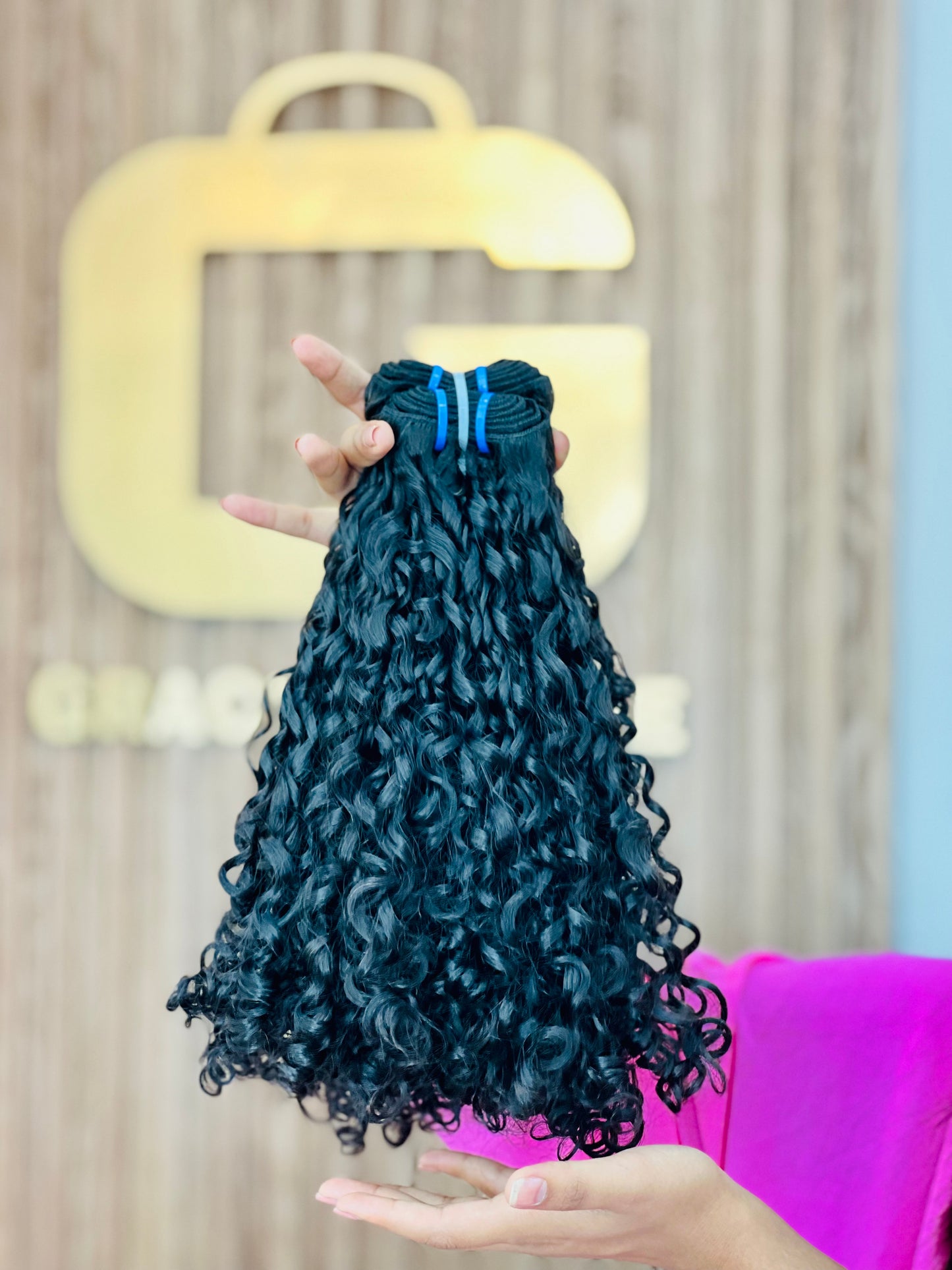 Pixy Curl Human Hair. (by piece)